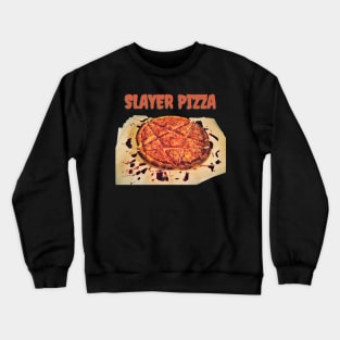 The Slayer Pentagram Pizza 2-sided Crewneck Sweatshirt